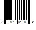 Barcode Image for UPC code 783310344032