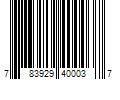 Barcode Image for UPC code 783929400037