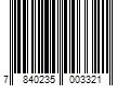 Barcode Image for UPC code 7840235003321