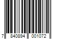 Barcode Image for UPC code 7840894001072