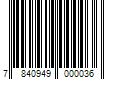 Barcode Image for UPC code 7840949000036