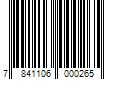 Barcode Image for UPC code 7841106000265