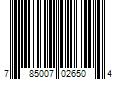 Barcode Image for UPC code 785007026504