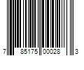 Barcode Image for UPC code 785175000283