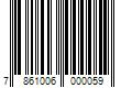 Barcode Image for UPC code 7861006000059