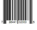 Barcode Image for UPC code 786441020035