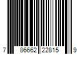 Barcode Image for UPC code 786662228159