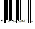 Barcode Image for UPC code 786710541810