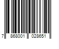 Barcode Image for UPC code 7868001028651