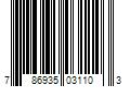 Barcode Image for UPC code 786935031103