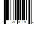 Barcode Image for UPC code 787790001034