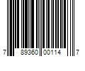 Barcode Image for UPC code 789360001147