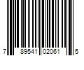 Barcode Image for UPC code 789541020615