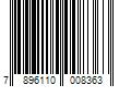 Barcode Image for UPC code 7896110008363