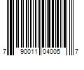 Barcode Image for UPC code 790011040057