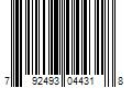 Barcode Image for UPC code 792493044318