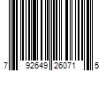 Barcode Image for UPC code 792649260715