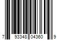 Barcode Image for UPC code 793348043609