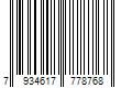 Barcode Image for UPC code 7934617778768