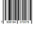 Barcode Image for UPC code 7936194070075