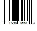 Barcode Image for UPC code 797258005603