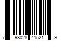 Barcode Image for UPC code 798028415219