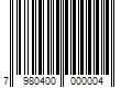 Barcode Image for UPC code 7980400000004