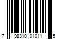 Barcode Image for UPC code 798310010115