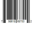 Barcode Image for UPC code 798618687002