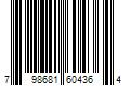 Barcode Image for UPC code 798681604364