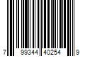 Barcode Image for UPC code 799344402549