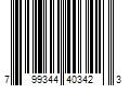 Barcode Image for UPC code 799344403423