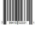 Barcode Image for UPC code 799418023311