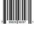 Barcode Image for UPC code 799809980971