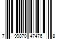 Barcode Image for UPC code 799870474768