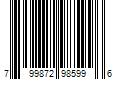 Barcode Image for UPC code 799872985996