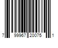 Barcode Image for UPC code 799967200751