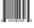 Barcode Image for UPC code 800000023265