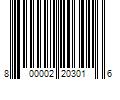 Barcode Image for UPC code 800002203016