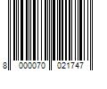 Barcode Image for UPC code 8000070021747