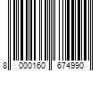 Barcode Image for UPC code 8000160674990