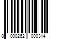 Barcode Image for UPC code 8000262000314