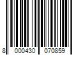 Barcode Image for UPC code 8000430070859