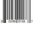 Barcode Image for UPC code 800059001887