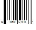 Barcode Image for UPC code 800100503001