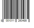 Barcode Image for UPC code 8001011260485