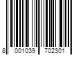 Barcode Image for UPC code 8001039702301