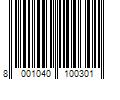 Barcode Image for UPC code 8001040100301