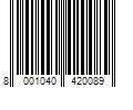 Barcode Image for UPC code 8001040420089