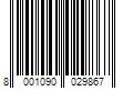 Barcode Image for UPC code 8001090029867